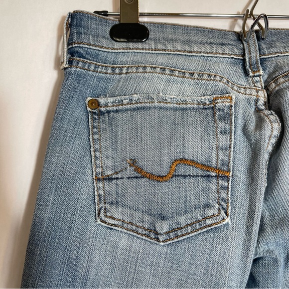 7 for all mankind flare denim jeans 26 U075055U-055U - Picture 10 of 13